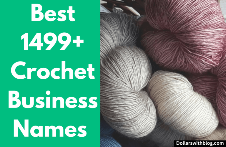 Crochet Business Names 