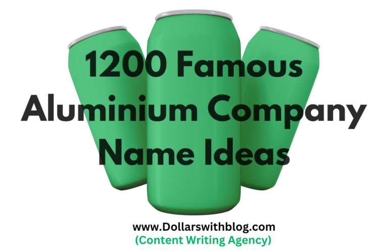 Aluminium Company Name Ideas