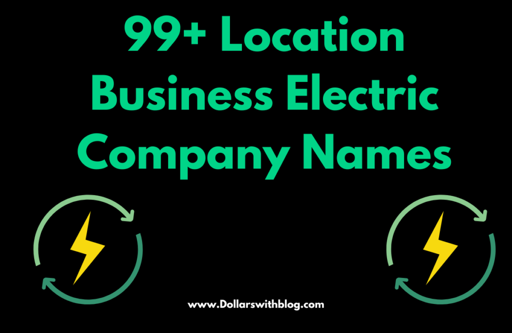 Electric Company Name Ideas