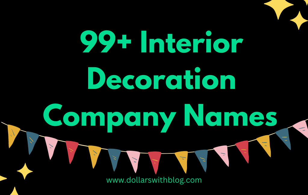 Interior Decorating Business Names 