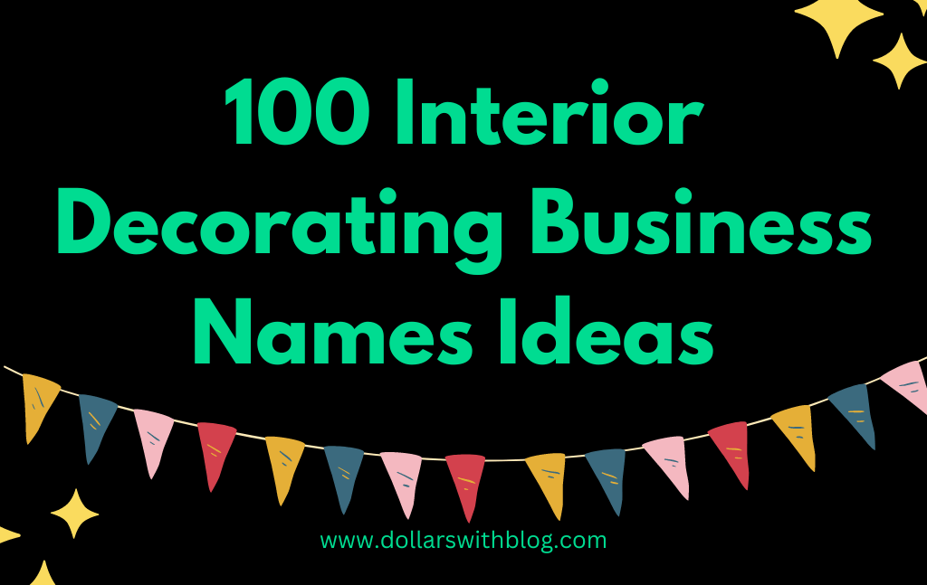 Interior Decorating Business Names Ideas