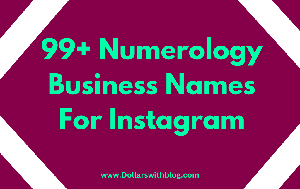 Numerology Business Name Ideas For Instagram