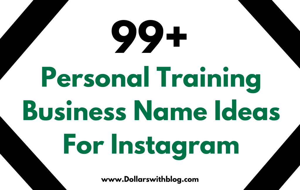 Personal Training Business Name Ideas For Instagram