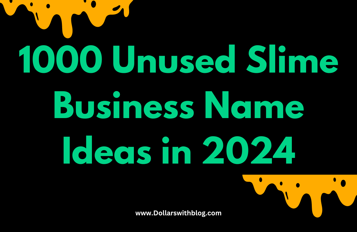 Slime Business Name Ideas