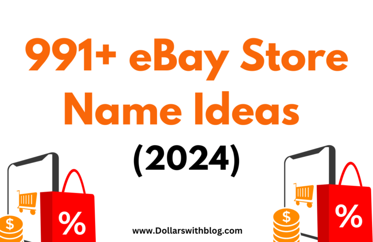 eBay Store Name Ideas