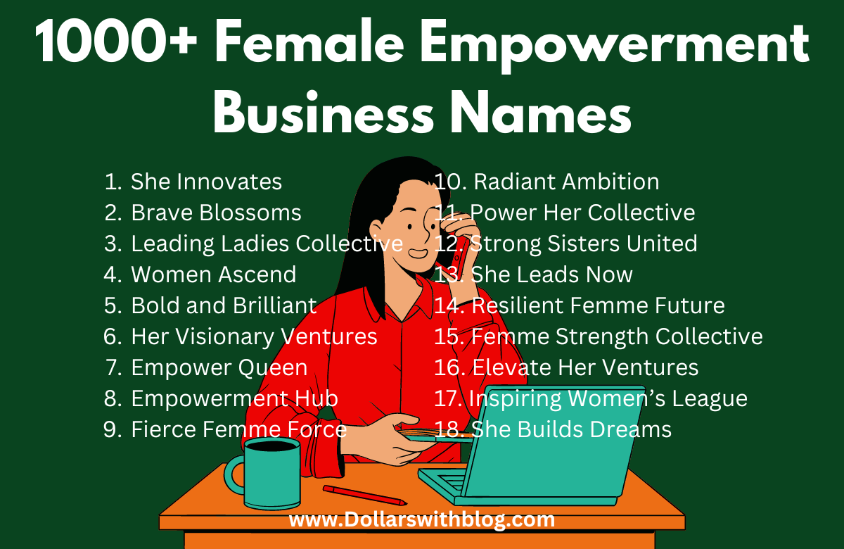 Female empowerment business name ideas