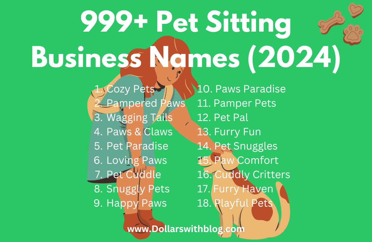 Pet Sitting Business Names