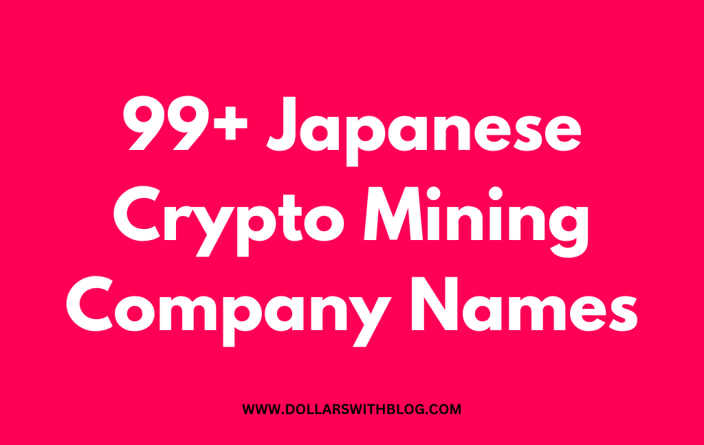 Bitcoin Mining Business Name Ideas