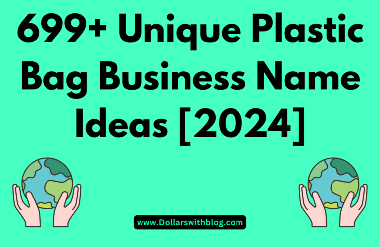 Plastic Bag Business Name Ideas 2024