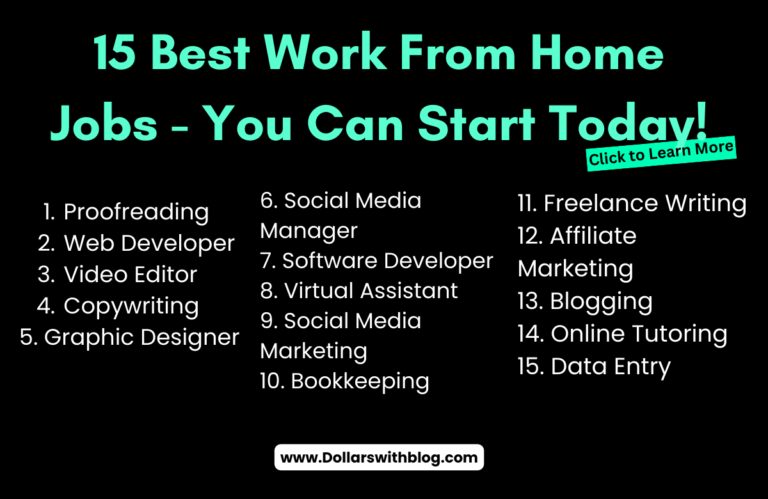 Work From Home Jobs