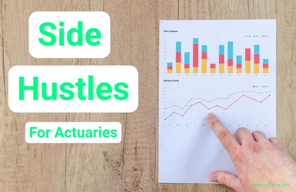 Graph showing statistics for actuaries