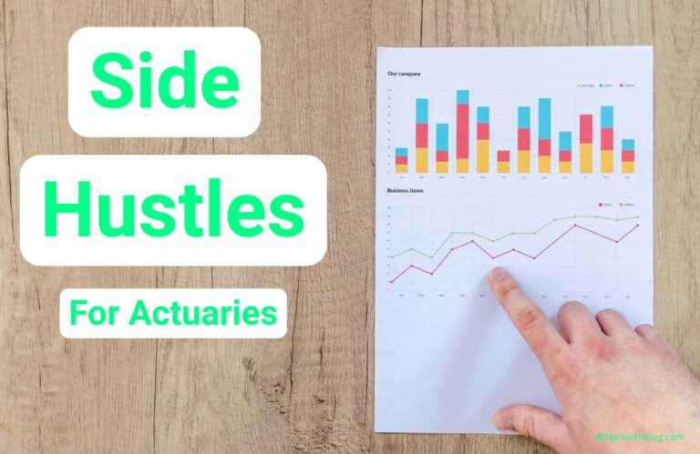Graph showing statistics for actuaries
