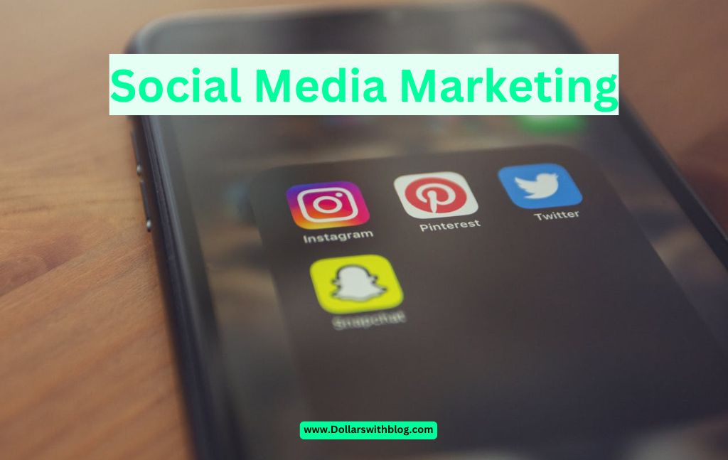 Social media apps on a smartphone used for local business marketing